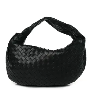 Bottega Veneta Small Intrecciato Jodie Black Nappa Leather