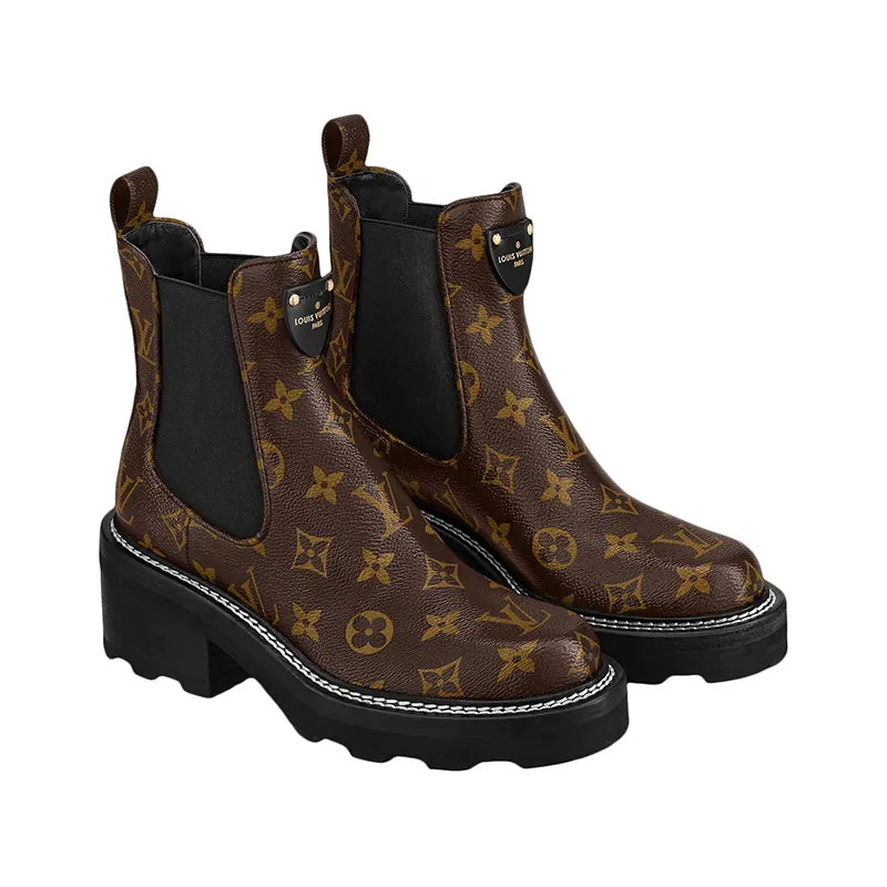 Louis Vuitton Brown ankle boots