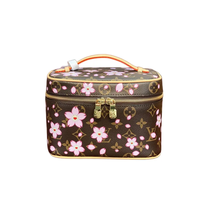 Louis Vuitton x Murakami Takashi Nice Mini Sakura Brown Gold Hardware