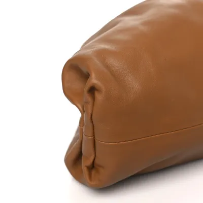 Bottega Veneta Oversized The Pouch Clutch Cammello Smooth Butter Calf Leather