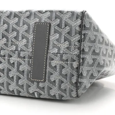 Goyard Rouette Tote PM Grey Goyardine Canvas