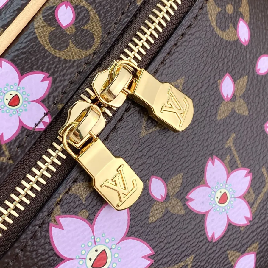 Louis Vuitton x Murakami Takashi Nice Mini Sakura Brown Gold Hardware