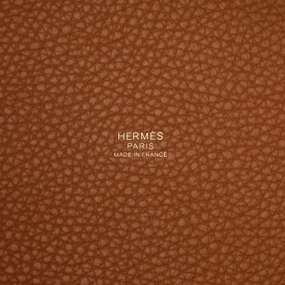 Hermès Picotin Lock 22 MM Brown Taurillon Clemence Leather Gold Hardware