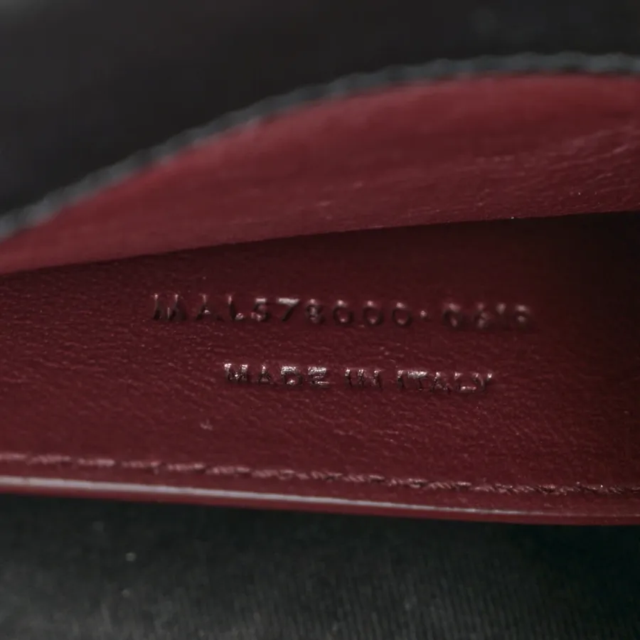 Saint Laurent Medium Cassandra Top Handle Black Classic Monogram Grain De Poudre Leather Aged Gold Hardware