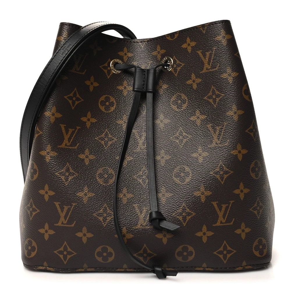 Louis Vuitton NeoNoe MM Preto em Canvas Monograma