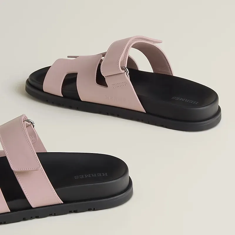HERMES Chypre pink Slippers
