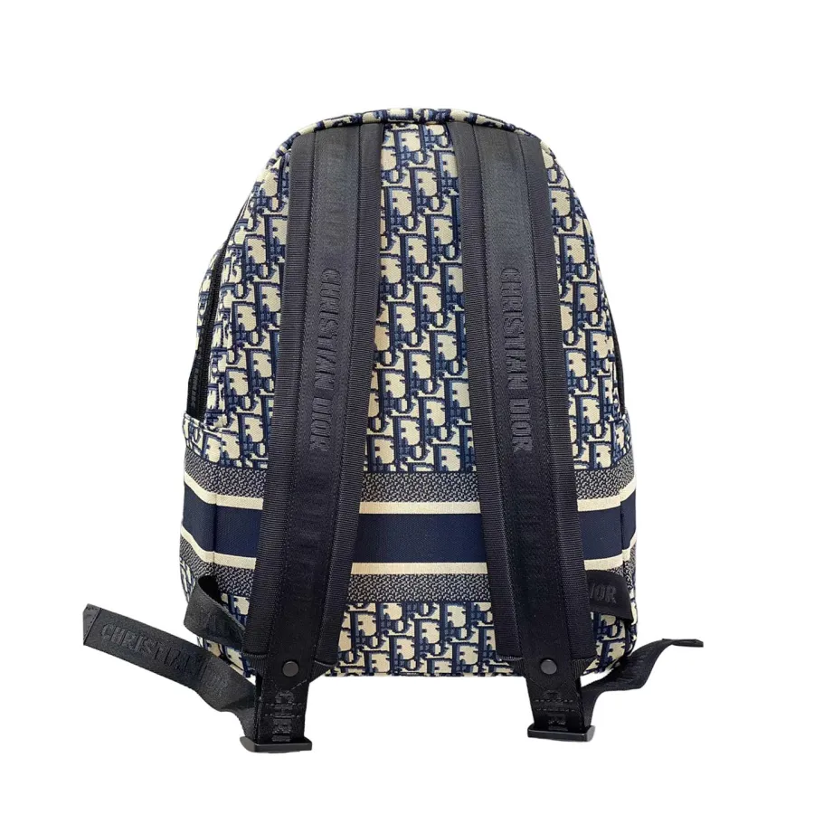 Dior Travel Backpack In Blue Dior Oblique Jacquard