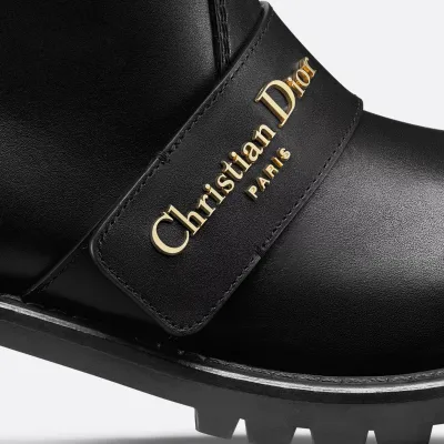 Dior black long boots