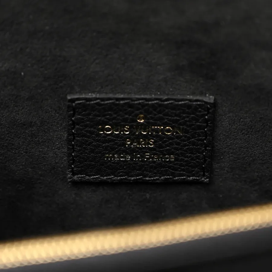 Louis Vuitton Victoire MM Black Monogram Canvas Brass Hardware