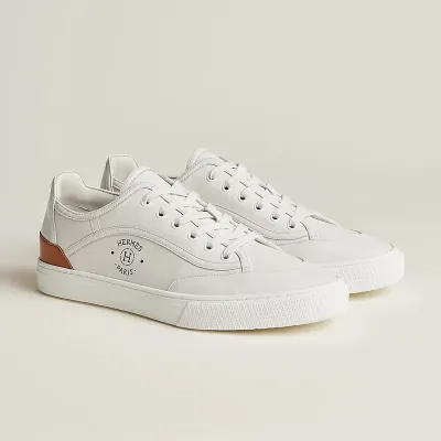 HERMES Get Sneakers White Sports Shoes