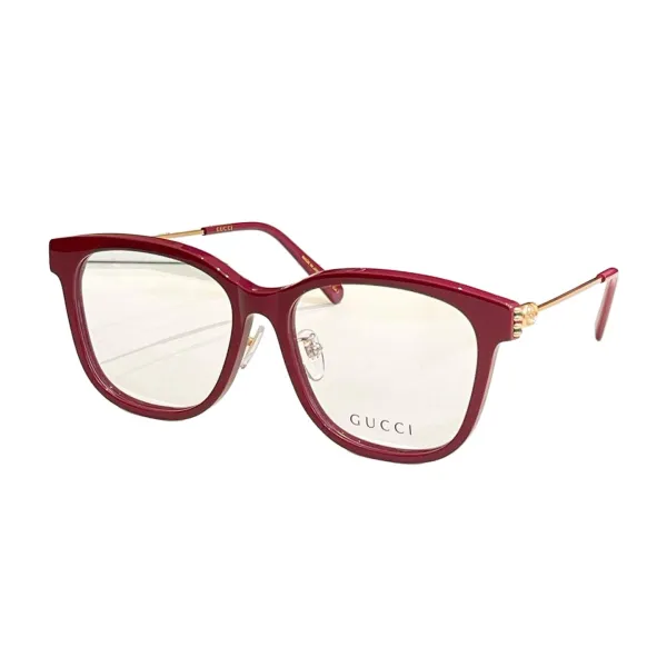 Gucci Wayfarer glasses green/eggplant/leopard brown/red brown/black/natural salmon/black gold/red gold/leopard color Size 56口16-145 - Image 8