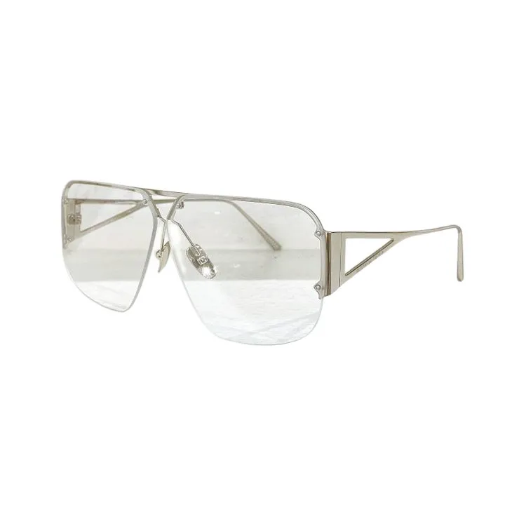 Bottega Veneta Pilot shape glasses titanium/gold/silver/tawny/brown/blue/eggplant/mirrored yellow color Size 57口05-145