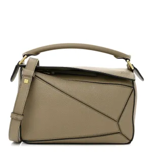 Loewe Puzzle Bag Small Artichoke Green Calfskin Leather