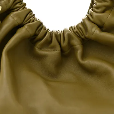 Loewe Squeeze Bag Medium Olive Nappa Leather