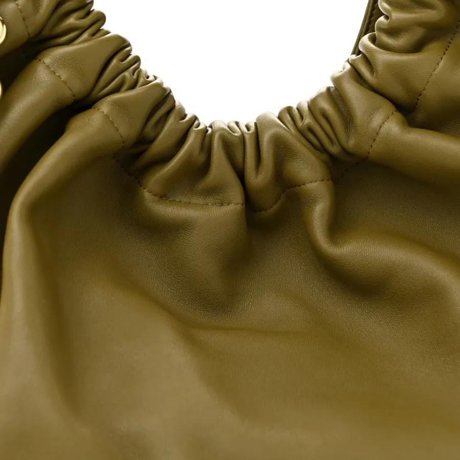 Loewe Squeeze Bag Medium Olive Nappa Leather