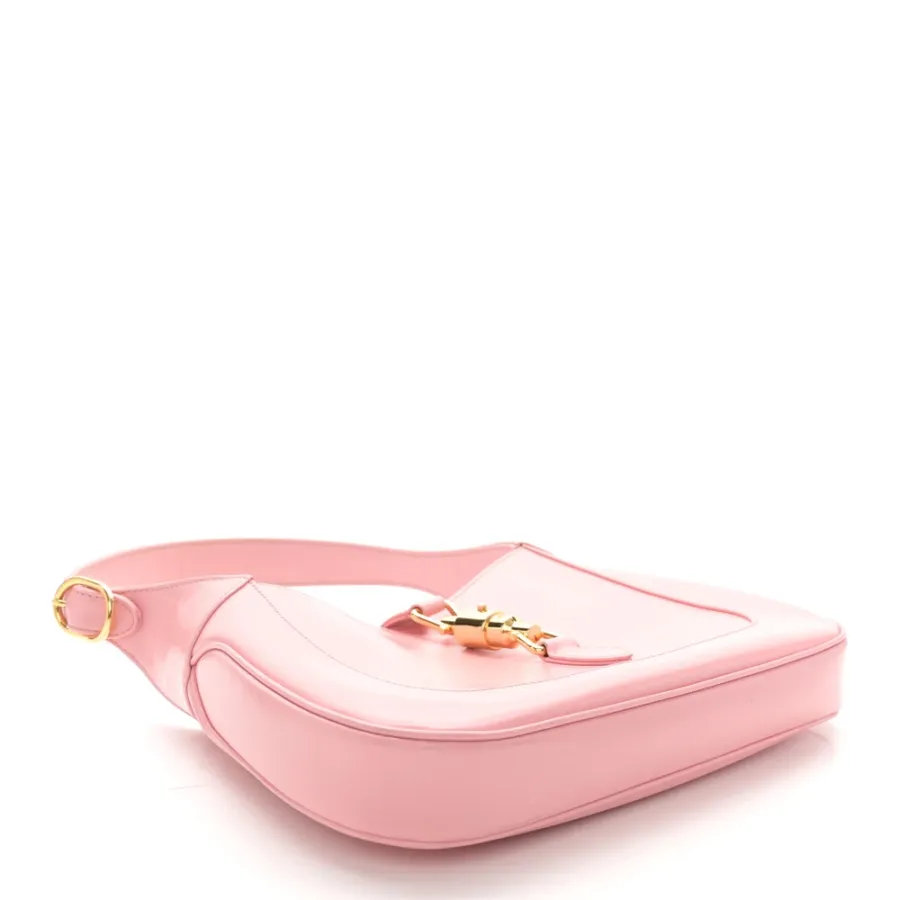 Gucci Small Jackie 1961 Hobo Wild Rose Boarded Dyana Lux Calfskin Leather Gold Hardware