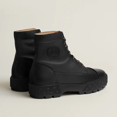 HERMES Fresh Black ankle boots