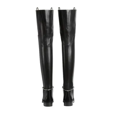 Gucci black knee high boots