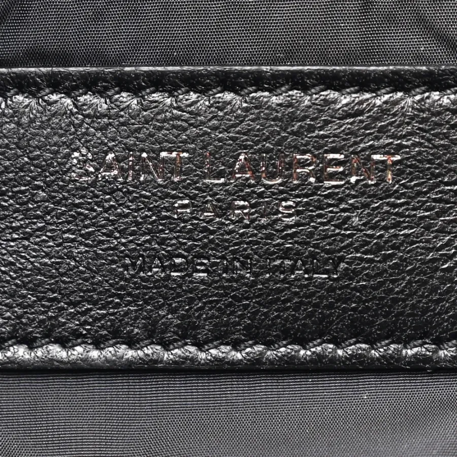 Saint Laurent Medium Le 5 À 7 Hobo Black Econyl Nylon Black Hardware