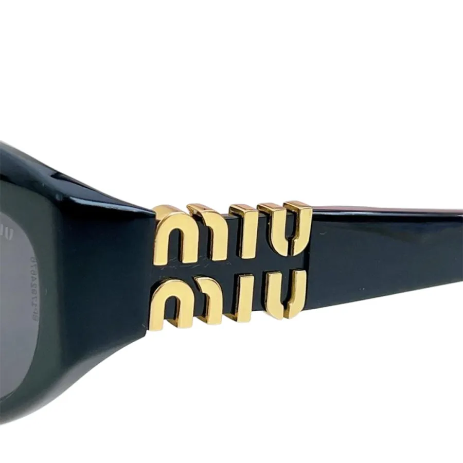 Miu Miu glasses black gold/leopard/apricot/purple color Size 59口17-130
