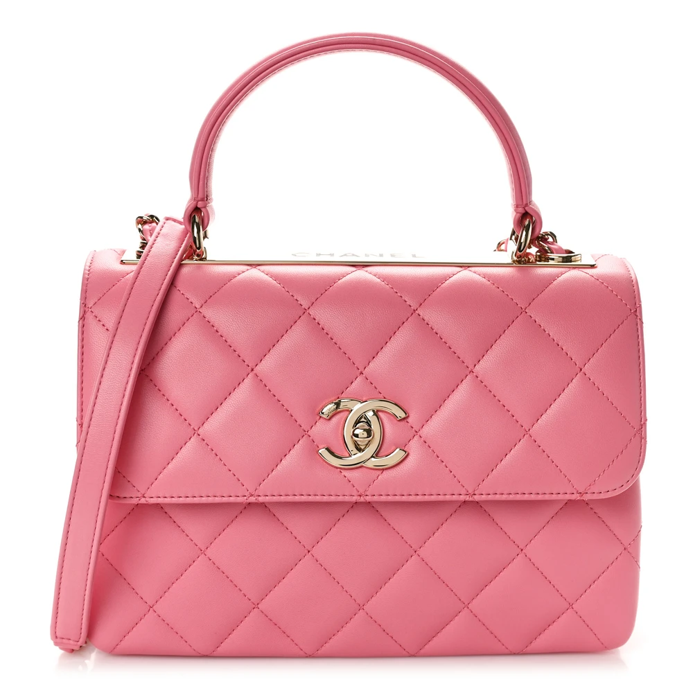 Bolsa Chanel Trendy CC com Flap em Rosa | Grade Handbags