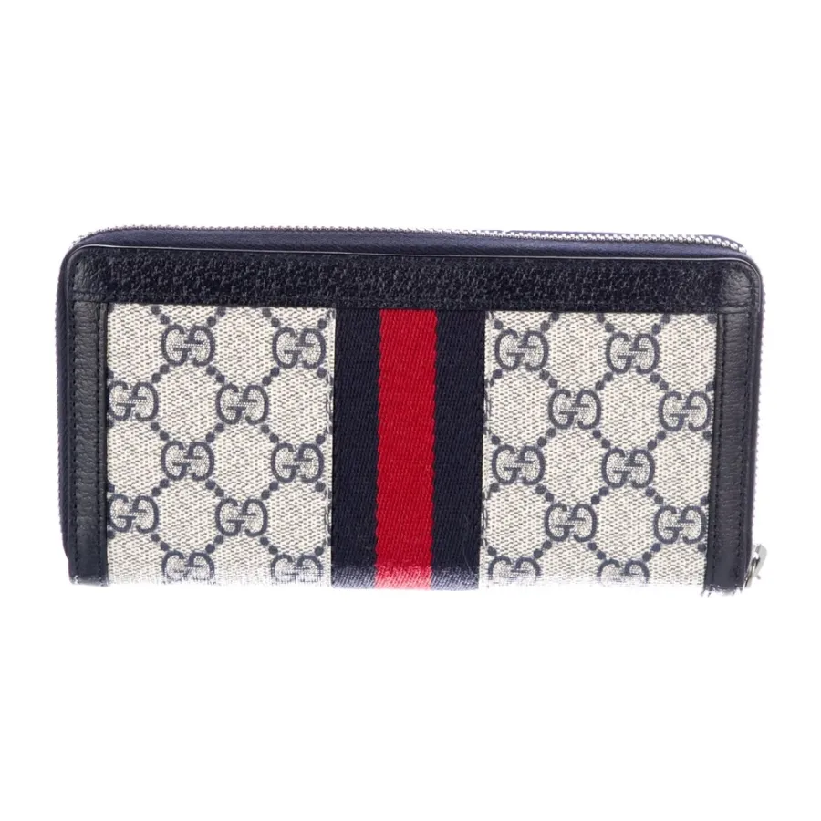 Gucci Medium Ophidia Continental Wallet Neutrals GG Supreme Canvas Gold Hardware