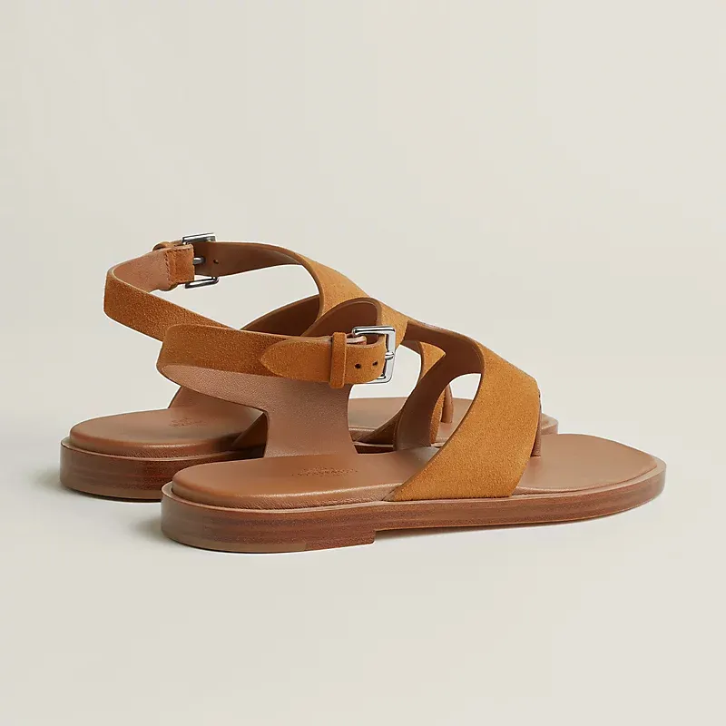 HERMES Karen Brown Sandal