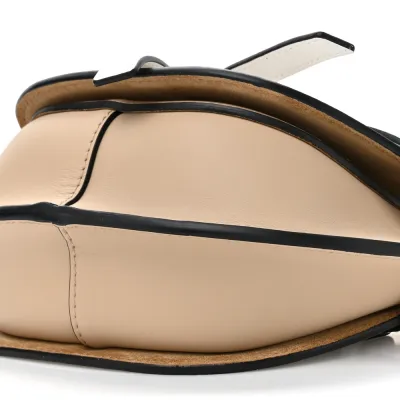 Loewe Gate Dual Bag Mini Soft White Paper Craft Soft Calfskin Leather