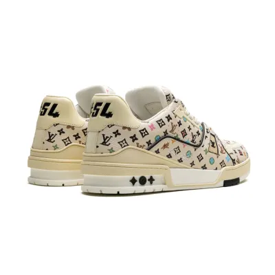 Louis Vuitton Beige LV patterned sneakers