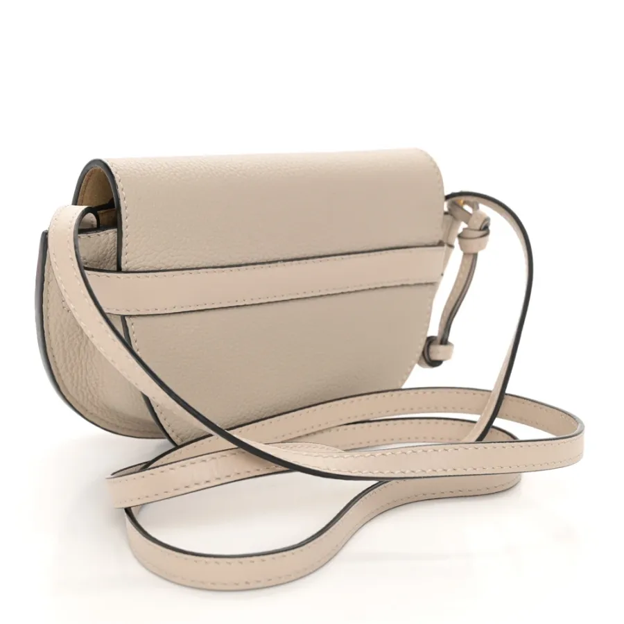 Loewe Gate Crossbody Bag Mini Light Oat Grained Calfskin Leather