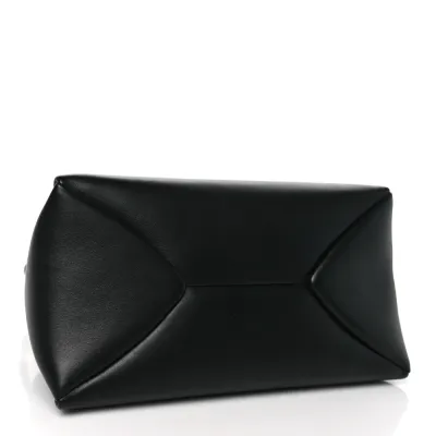 Prada Mini Shoulder Bag Black Nappa Leather Silver Hardware