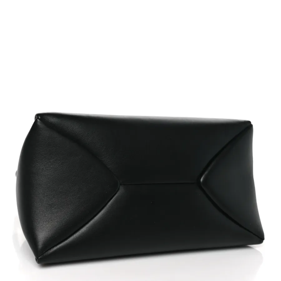 Prada Mini Shoulder Bag Black Nappa Leather Silver Hardware