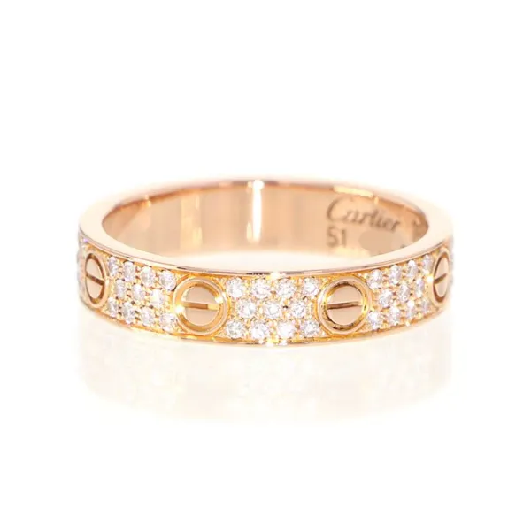 CARTIER Mini Love Ring Size 51/#11 - Image 2