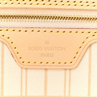Louis Vuitton Neo Neverfull GM Damier Azur Canvas Beige Interior