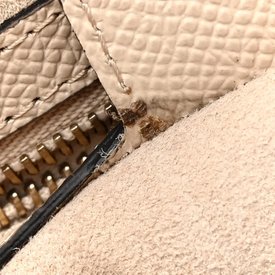 Dior Medium Saddle Bag With Strap Hazelnut Grained Calfskin Leather Gold Hardware