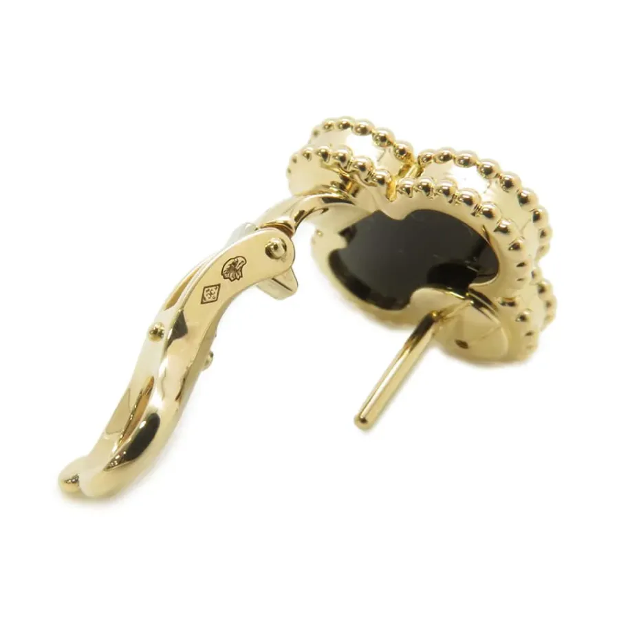 Van Cleef & Arpels Vintage Alhambra Earring Onyx