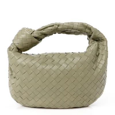 Bottega Veneta Maxi Teen Intrecciato Jodie Hobo Travertine Nappa Leather