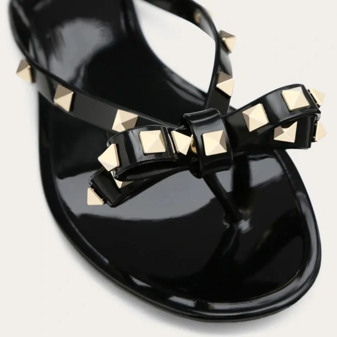 VALENTINO Rubber rivet toe sandals