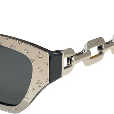 Louis Vuitton glasses silver/gold/black gold/leopard/white/blue/khaki color Size 54口19-145