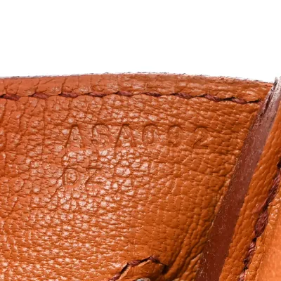 Hermès Birkin 30 Cognac Ostrich Leather Palladium Hardware