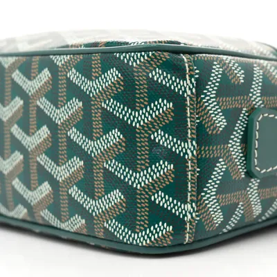 Goyard Sac Cap Vert Bag PM Green Goyardine Canvas