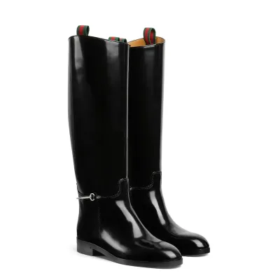 Gucci black long boots