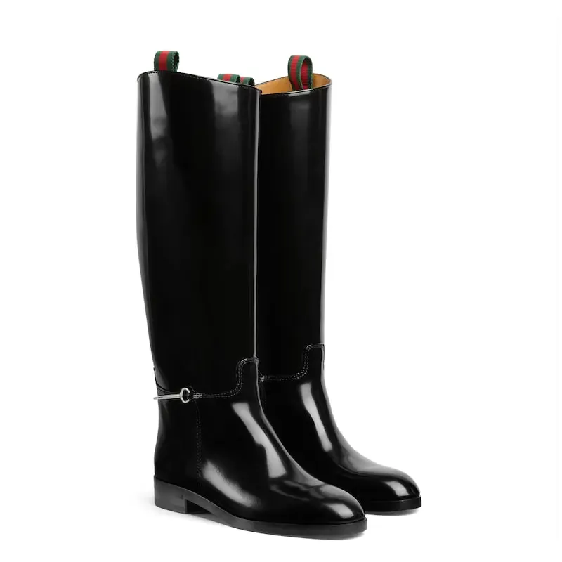 Gucci black long boots