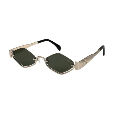 Celine glasses silver/black silver/gradient green/grey gold/rose gold/brown gold/green gold color Size 53口23-145