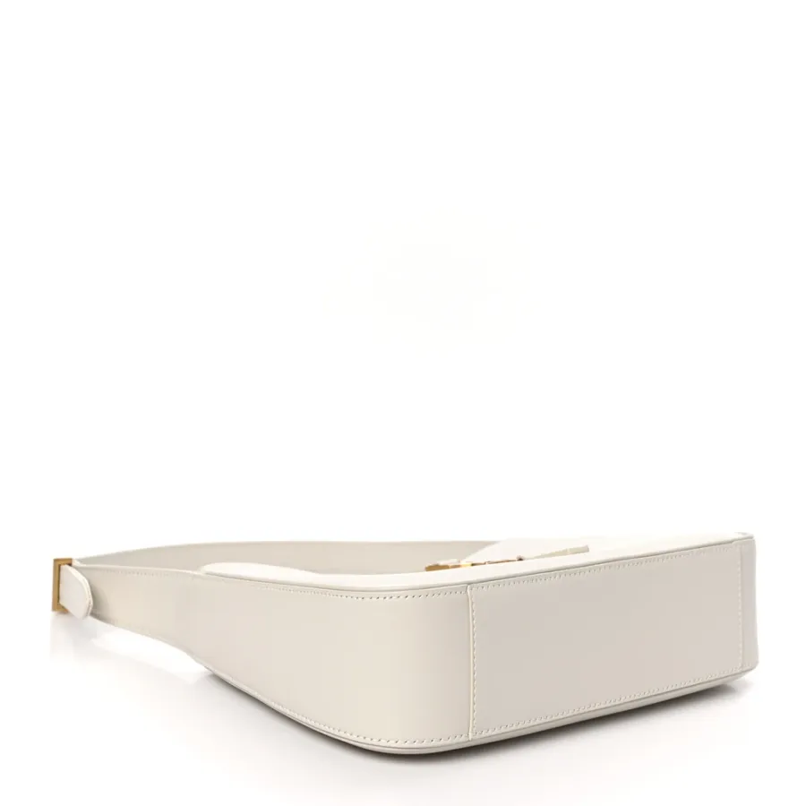 Saint Laurent Medium Le 5 À 7 Hobo Crema Soft Smooth Calfskin Leather Gold Hardware