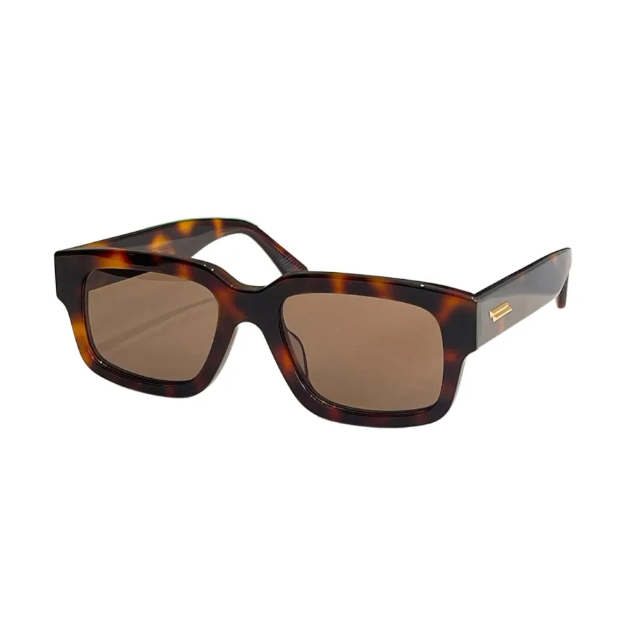 Bottega Veneta square frame glasses black/matte black/orange black/blue black/green black/brown leopard/black white color Size 47口19-140