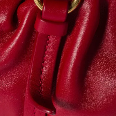 Miu Miu Joie Nappa Quilted Lambskin Leather Red Shoulder Bags
