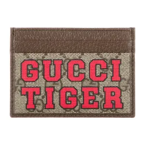 Gucci Small Compact Wallet Brown GG Supreme Canvas