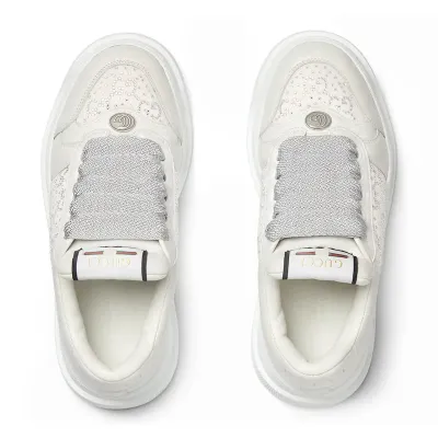 Gucci Screener series women's sports shoes white Sneakers