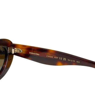Louis Vuitton Oval glasses leopard/black color Size 54口19-150